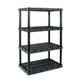 thumbnail image 6 of Gracious Living XL 4 Shelf Knect A Shelf Ventilated Heavy Duty Storage, Black, 3 Pack, 6 of 9
