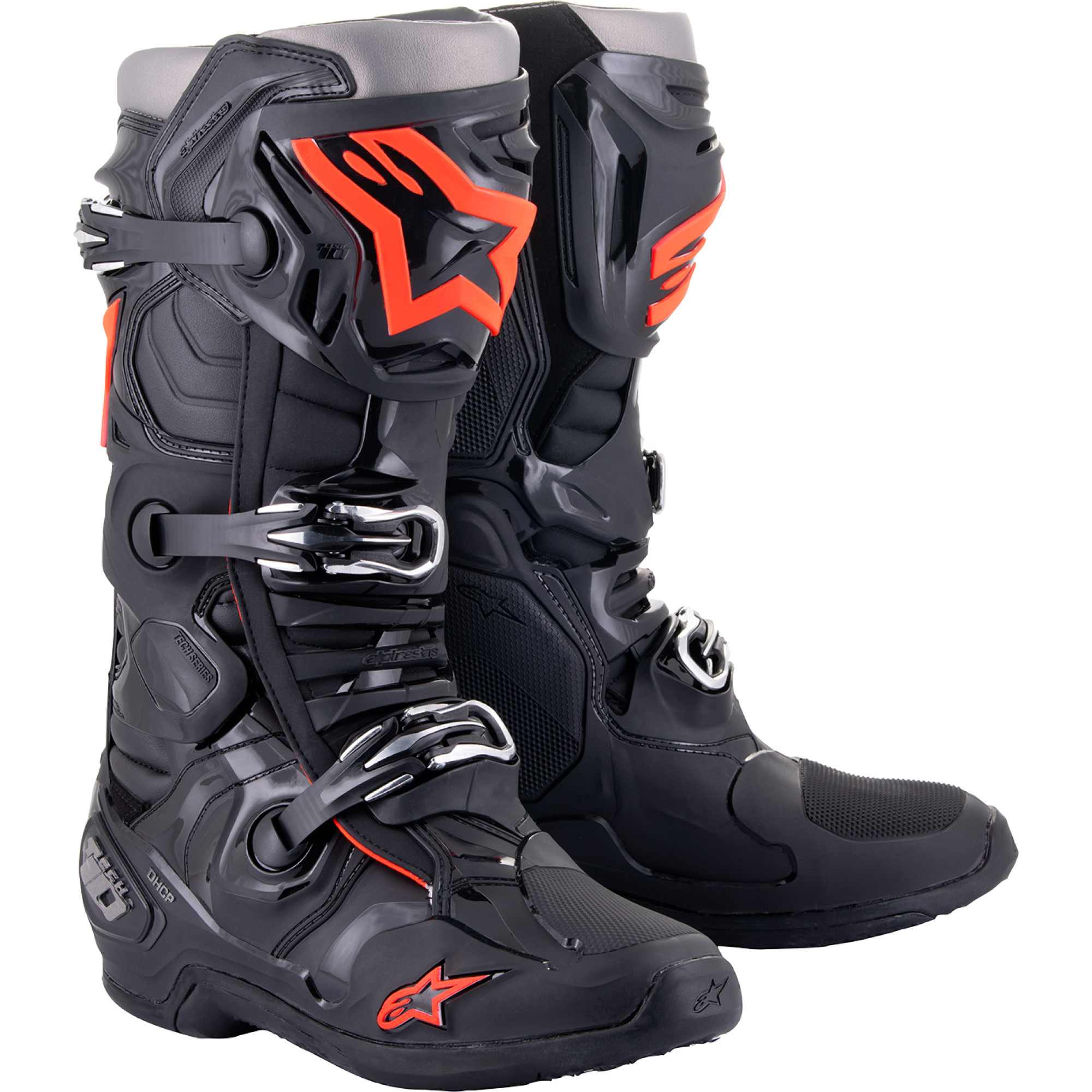 Alpinestars Tech 10 Mens MX Offroad Boots Red 8 USA - Walmart.com