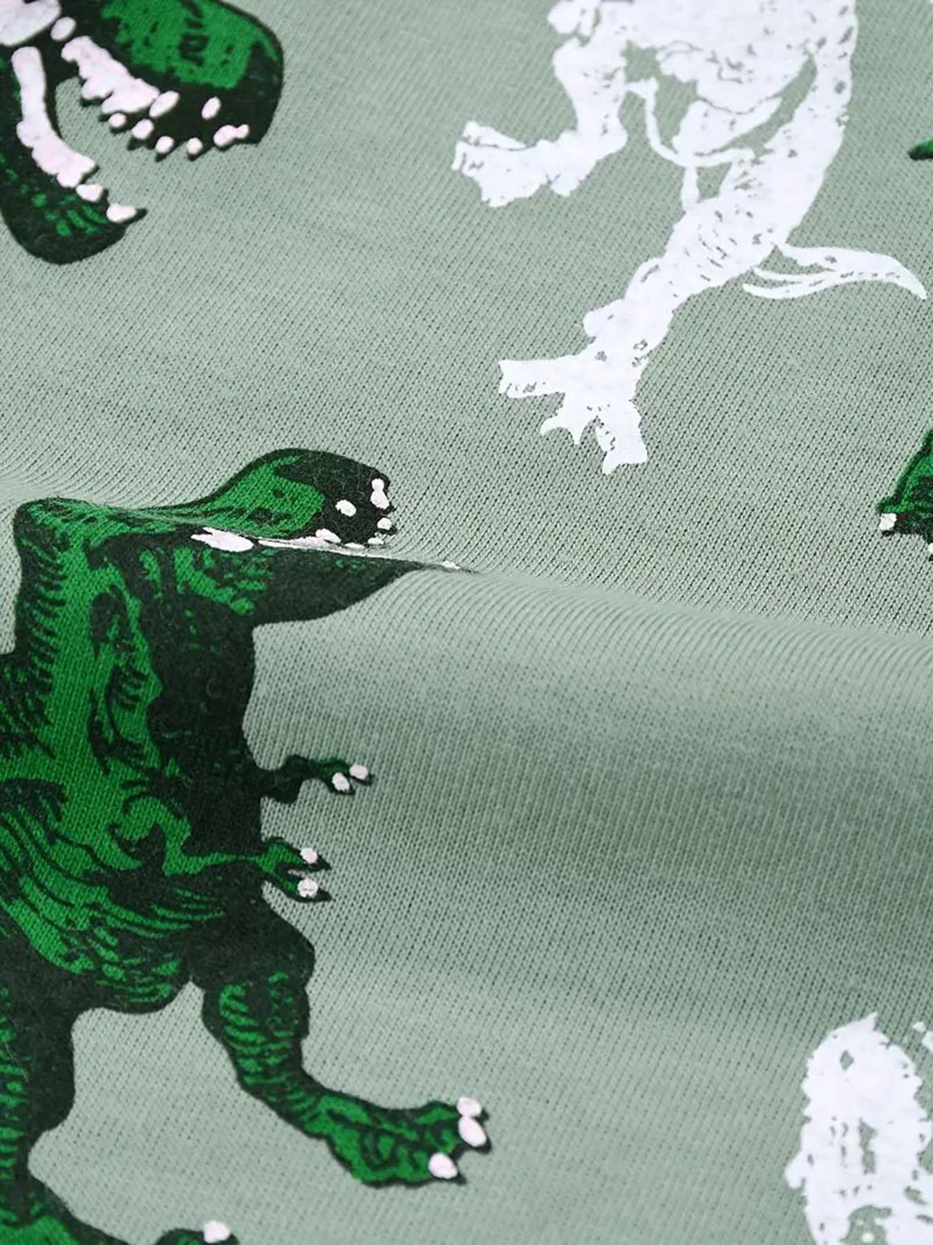 WIBACKER Boys Dinosaur Long Sleeve Pajama Set photo 6
