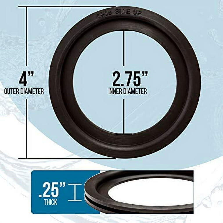  RV Toilet Rubber Seal Kit Compatible for Dometic 300 310 320 RV  Toilets Gasket Parts for Replacement Part Number 385311652 & 385311658  (2-in-1 Combo Kit) : Automotive