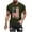 Army Green ①, variant on Chiccall Mens 4th of July Summe Tops American Flag Patriotic Crew Neck T-Shirt USA Independence Day Tee Tops