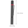 thumbnail image 5 of KAKOWELY LED Flashlight Outdoor Waterproof Highlight Flashlight Mini Pen Light (Without Battery)5.31"X0.59"X0.59", 5 of 5