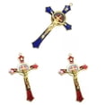 thumbnail image 1 of Crucifijo de pared Cruz,decoración de pared colgante figura de jesús, decoración cristo crucifijo casa stand,estatua de madera de pie oro católica cruces,Jesucristo Muro Crucifijo, 1 of 5