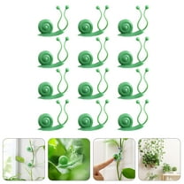 Soimiss Gardening Supplies Plant Climbing Wall Fixture Clips Green Plastic 20Pcs