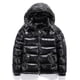 thumbnail image 2 of Shiny Down Jacket Men's Winter Jacket Stand Collar Down Jacket With Hood, 2 of 4