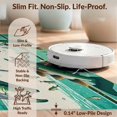 thumbnail image 6 of Design&I 8'x10' Washable Area Rug Fishing Bass And Pike Lake Scene With Wildlife Lure Border Design for King Size Bedroom, Under Bed, Sleek Flatweave Pet Friendly, 6 of 7