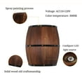 thumbnail image 6 of Miumaeov Wood LED Wall Light Rustic Farmhouse Wine Barrel Wall Sconce Lamp Dining Room Kitchen Island Lighting Fixture, 6 of 16