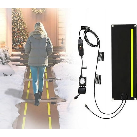 Sokhug Clearance 10x30 In Graphene Snow Melting Mats Heated Outdoor Mats For Winter Snow Removal Non Slip Heated Snow Melting Mats Snow Melting Mats Outdoor