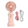thumbnail image 2 of Mini ventilador de mano enfriador de aire de mano funcionamiento silencioso para mujeres hombres para oficina habitación hogar viajes al aire libre, 2 of 8