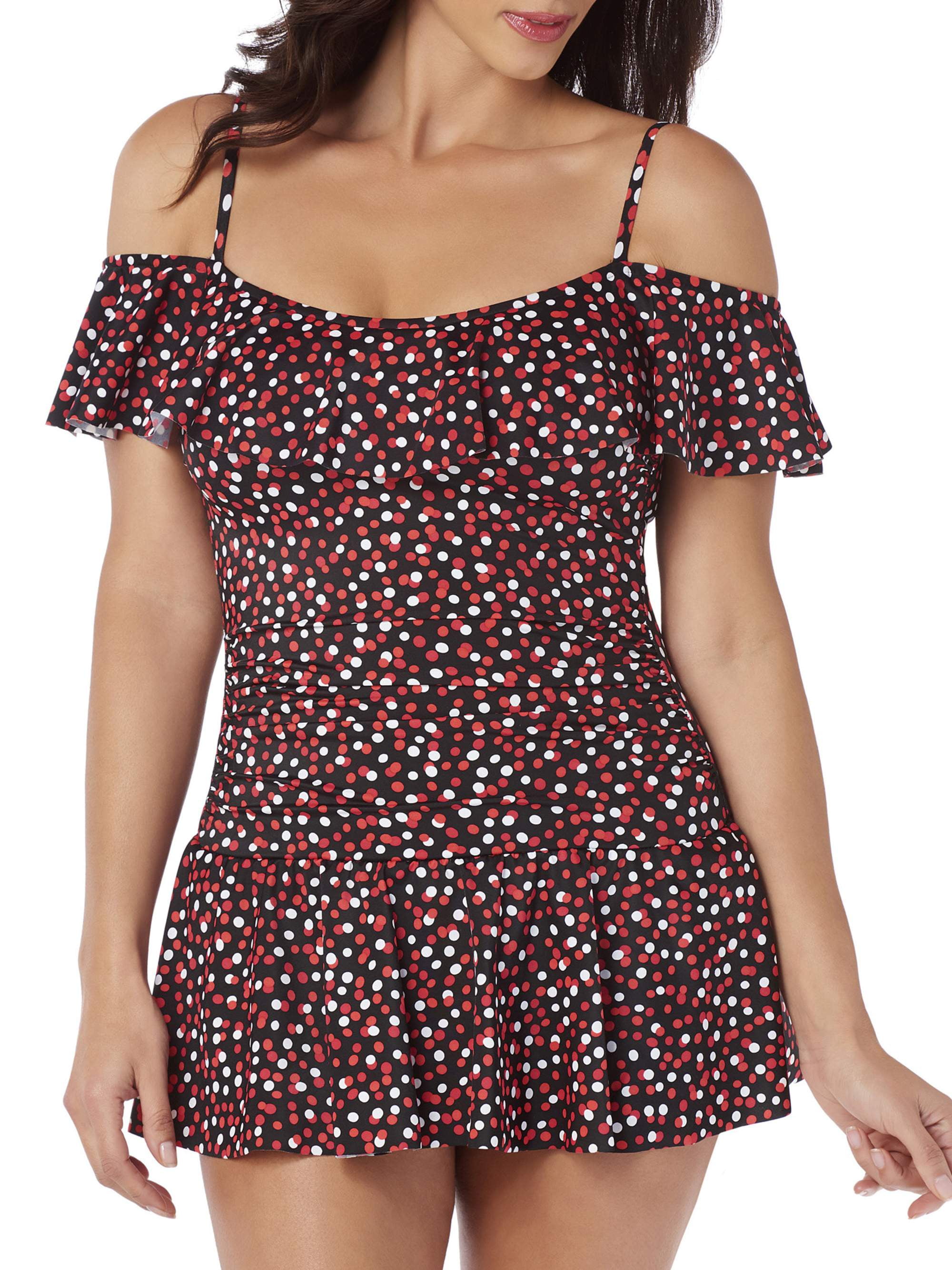 cold shoulder swimdress
