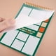 thumbnail image 5 of Cuaderno de agenda diaria A5 | Bloc de notas con 50 páginas para estudiantes y profesionales | Encuadernación en espiral que se mantiene plana | Papel mate que evita el corrimiento de tinta, 5 of 6