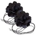 thumbnail image 1 of 2 gargantillas de flores y rosas, gargantilla de flores grandes para mujeres, collar de playa de verano, joyería para mujeres y niñas, 1 of 6