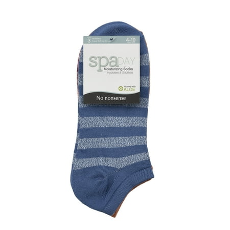 

No Nonsense Women s Moisturizing Aloe Socks Assorted Styles 3 Pack