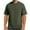 Army Green, variant on George Men's Cotton Oversized T-Shirt with Short Sleeve, Classic Fashion Tshirts Casual Soft Premium Cotton Basic Tee , Brown, Size XXXXL