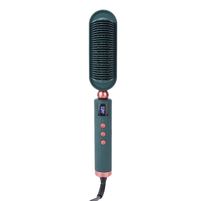Plancha de pelo Fugacal Cepillo rizador Iones negativos 7 configuraciones de temperatura
