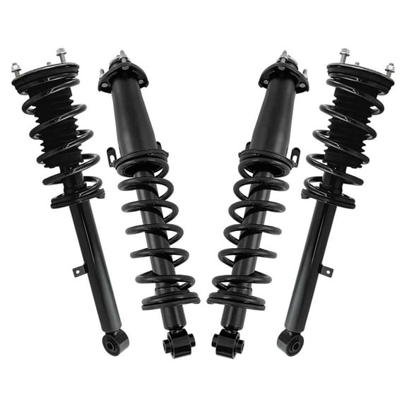 AutoShack Front & Rear Complete Strut & Coil Spring Replacement for 2006-2013 Lexus IS250 4-PC Set