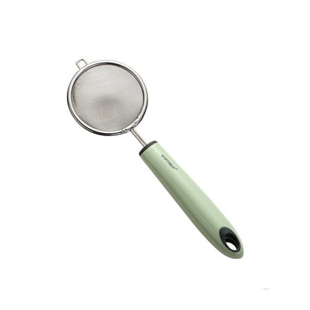 

Noarlalf soup spoons Kitchen Stainless Steel Wire Fine Mesh Oil Strainer Flour Sifter Sieve Colander coffee spoons