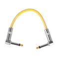 thumbnail image 1 of Milaget Guitar Patch Cable Electric Guitar Cable Length 15cm PVC Shell Connector Line yellow, 1 of 9