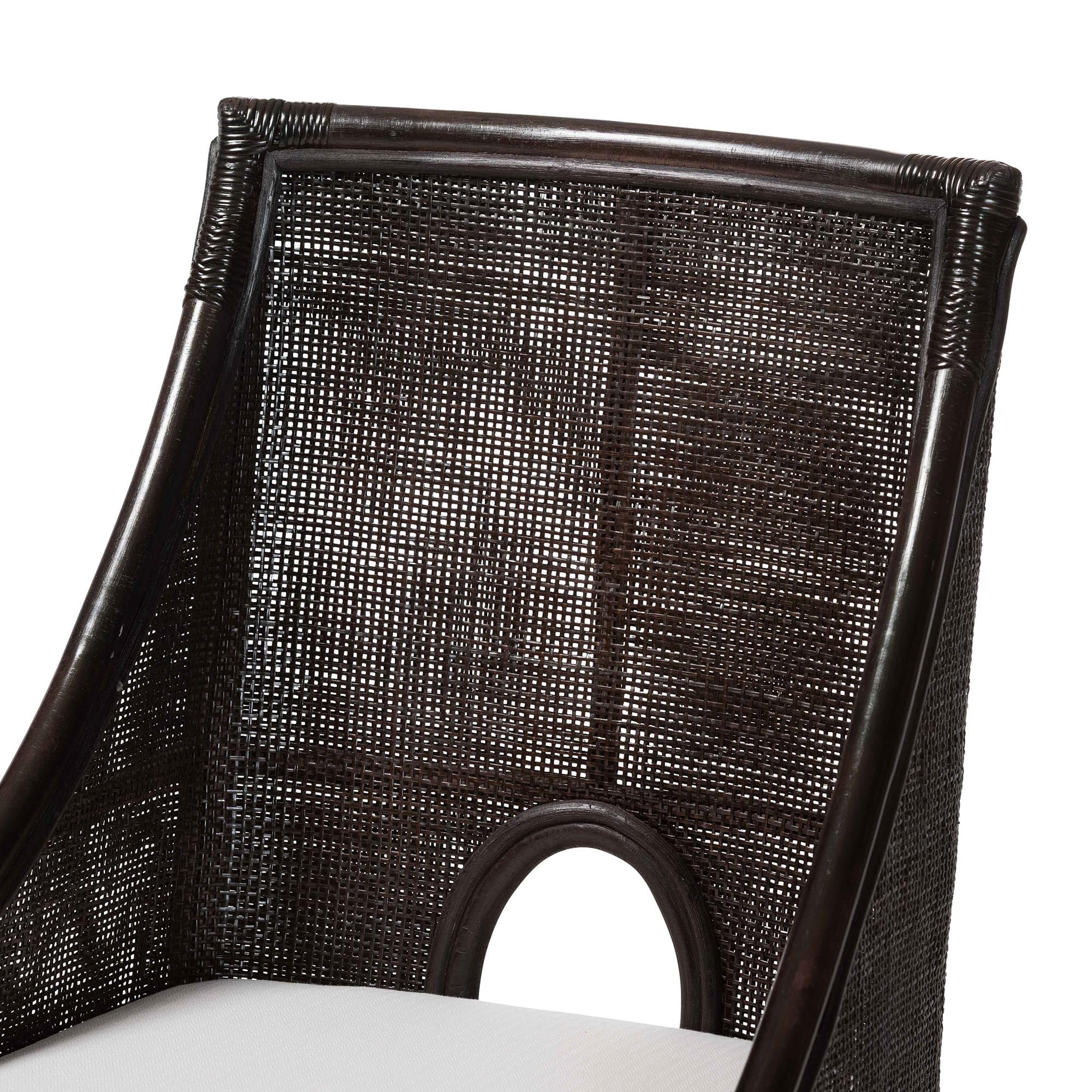 bali & pari Acton Boho Dining Chair, 2-Piece, Espresso