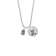 thumbnail image 2 of Delight Jewelry Silvertone Mini Owl Silvertone Script Initial Disc - Z - Charm Necklace, 20"+3", 2 of 4