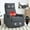 Dark Gray, variant on Leumius Recliner Chair with Massage and Heat,360° Manual Swivel Rocker Chair for Adults,Upholstered Fabric Glider Recliner Nursery Chair with Side Pockets for Living Room,Beige