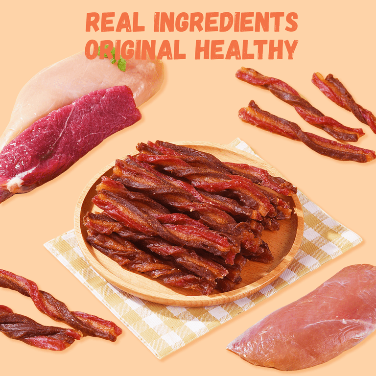 Beef, Chicken & Duck Twist Dog Treats, 11oz photo 8