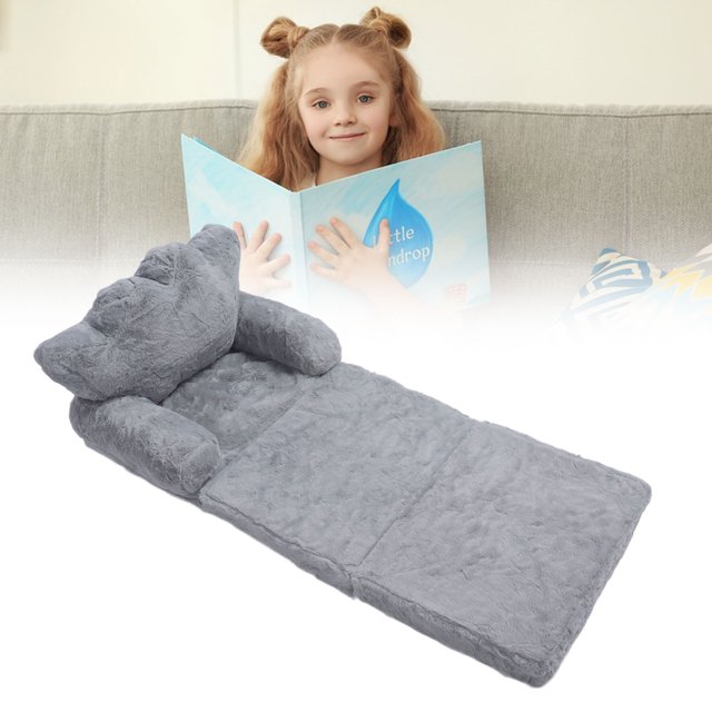 Crown Cushion Princess Cute Sofa Chair for Kindergarten Children Foldable Poufs