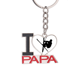 thumbnail image 1 of Educación física, jugador de Deportes Esqui El soporte del llavero de metal del llavero ama a papá, 1 of 3