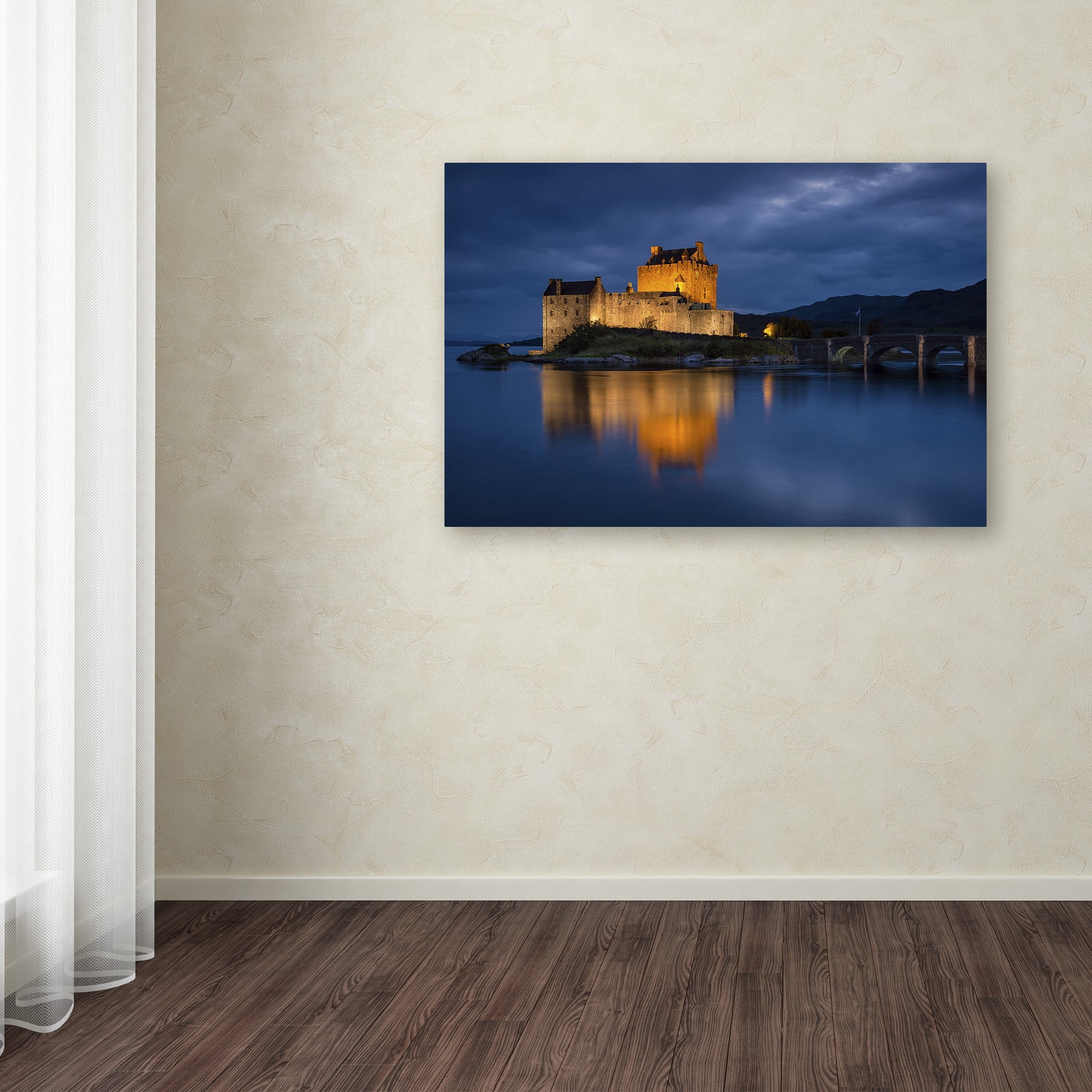 Trademark Fine Art "Eilean Donan Castle" Canvas Art by Michael Blanchette Photography