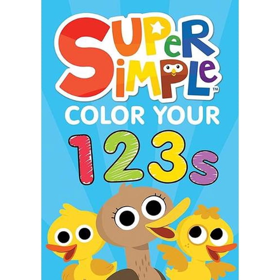 Pre-Owned Super Simple Kids Coloring Books: Super Simple Color Your 123s (Other book format)