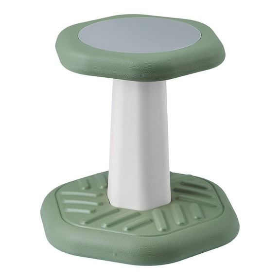 Active Wobble Chair with Sponge Cushion for Kids Age 3-7 Green Stool Improves Focus Posture and Calm Ideal for Schools Preschools