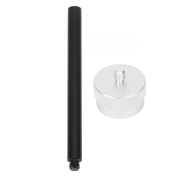 Adaptador de Lámpara de Tanque Soporte de Lámpara de Tanque de aleación de Aluminio Varilla Extensible de 1/4 Hilos Adaptador de Luz de Tanque de Gas Plano para Acampar Al ANGGREK Otros