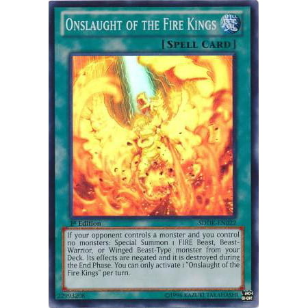 YuGiOh Structure Deck: Onslaught of the Fire Kings Onslaught of the Fire Kings