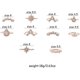 thumbnail image 4 of 6-16 anillos apilables para nudillos para mujeres, adolescentes y niñas, anillos de dedo vintage bohemios, apilables, anillos midi dorados y plateados, juego de anillos múltiples, tamaño 5-10, 4 of 5