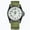 Green&83, variant on Couple Fashion Analog Quartz Watch with Nylon Strap, Round 38mm Dial Water Resistant Design for Men and Women, Unisex Style for Daily Wear or Gifting