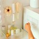 thumbnail image 1 of Estante de baño acrílico de 3 agujeros | Organizador de pared for cepillos de pelo, organizador de tocador sin taladros for guardar peines y artículos de tocador, 1 of 6