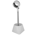 thumbnail image 4 of Soporte para secador de pelo profesional de acero inoxidable ABS con ángulo ajustable para el cuidado de mascotas, blanco sin anillo en forma de flor., 4 of 14