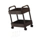 thumbnail image 3 of Carro rodante organizador de almacenamiento rodante, carrito móvil multifuncional de 2 niveles con ruedas para dormitorio, baño, dormitorio, Hotel, 3 of 9