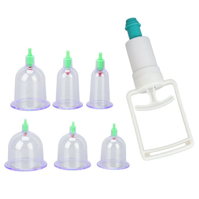 Vacuum Cupping Cup Kit, Airtightness Strong Suction Vacuum Cupping Cup For Home For Women