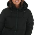 thumbnail image 5 of Women's Brave Soul Cello Maxi Length Padded Jacket in Black, 5 of 5