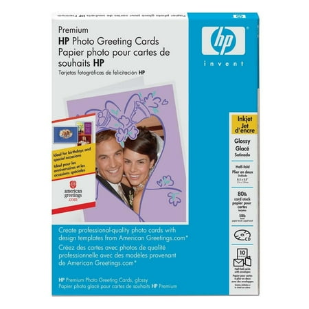 HP Inkjet Greeting Card, White