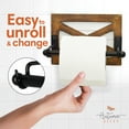 thumbnail image 2 of Autumn Alley Farmhouse Shiplap Toilet Paper Holder - Barn Door Farmhouse Elegance for Your Bathroom - Enhance Your Space with Rustic Bathroom Accessories, Rustic Charm, Unique Shiplap, 2 of 7