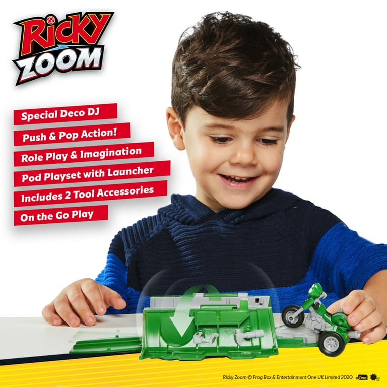 Ricky Zoom Pop & Go Playset featuring DJ Rumbler with an Exclusive