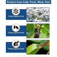 thumbnail image 3 of GHSDFBB Plant Covers Freeze Protection Large, 2 Packs 78''Wx94‘‘H Shrub Covers with Zipper and Drawstring, Frost Cloth for Winter, Outdoor Plant Blankets for Cold Weather, 3 of 6