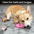 thumbnail image 6 of PcEoTllar Dog Toys for Aggressive Chewers, Dog Chew Toys, Treat Dispensing Dog Puzzle Toys - Purple, 6 of 7