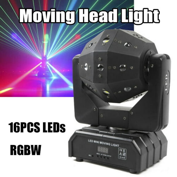 Moving Head Beam Light 4in1 LED RGBW DMX DJ Bar Disco Club Party Stage Lighting