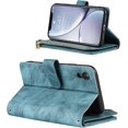 thumbnail image 3 of for iPhone XR Wallet Case, iPhone XR Phone Case for Women with Card Holder, iPhone XR Cases for Men, Crossbody PU Leather Case for Girls with Strap and Credit Card Holders,6.1" Blue, 3 of 18