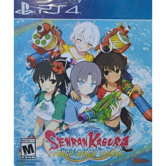 Restored Senran Kagura: Peach Beach Splash (Playstation 4, 2017) Shooter Game (Refurbished)
