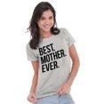 thumbnail image 4 of Best Mom Ever Cute Happy Mothers Day Womens Fitted Plus Size Graphic Tee Brisco Brands 3X, 4 of 5