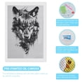 thumbnail image 3 of Diamond Art Kits for Adults, Majestic Wolf LandscapeDiamond Painting Kits for Beginners, Frameless Round 5D Full Drill Diamonds Art Gem Art Crafts Home Decor Gifts, 3 of 8